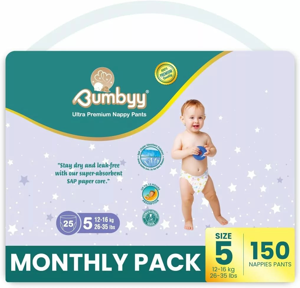 Premium Leak-Free Nappy Pants