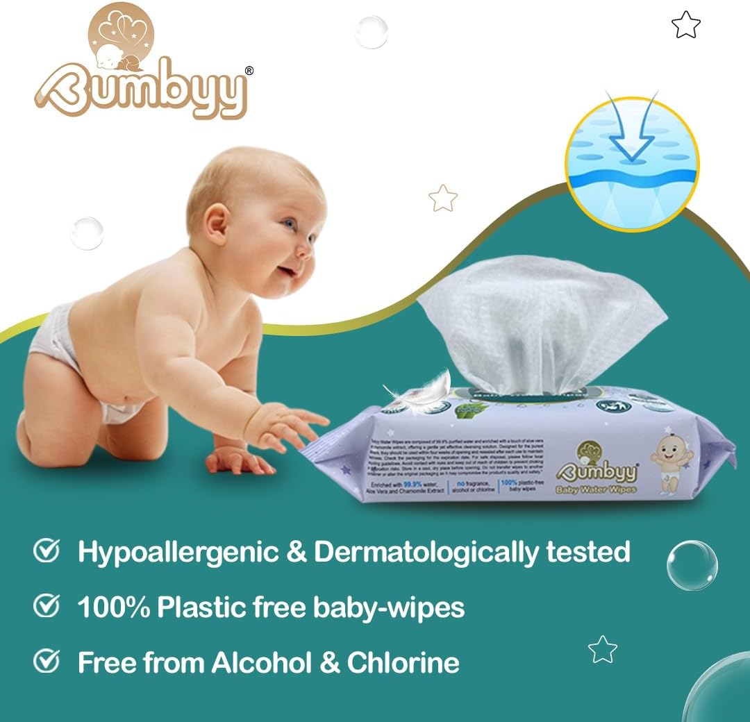 Baby Water Wipes - 99.9% Water
