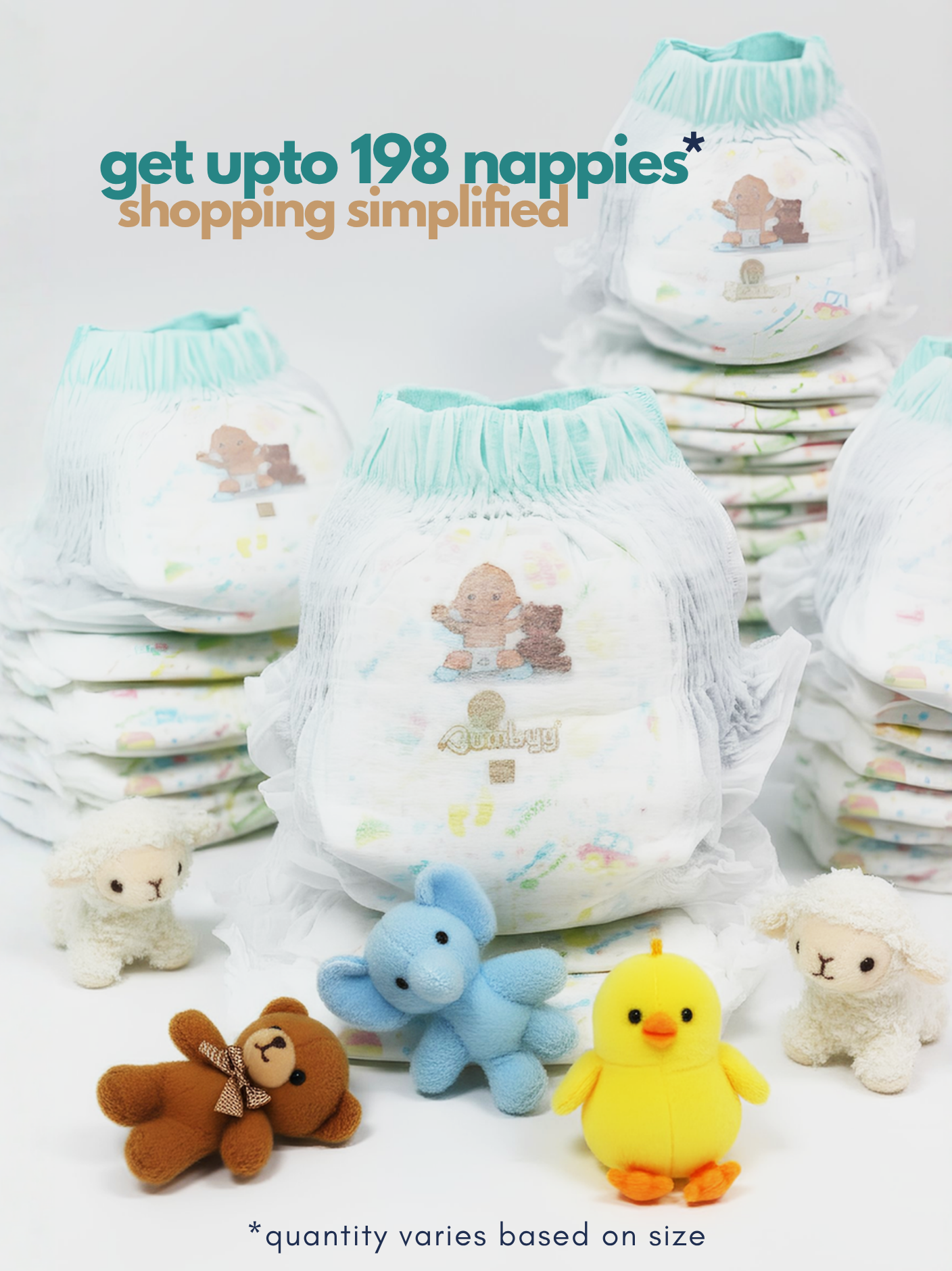 Premium Nappies - Monthly Pack