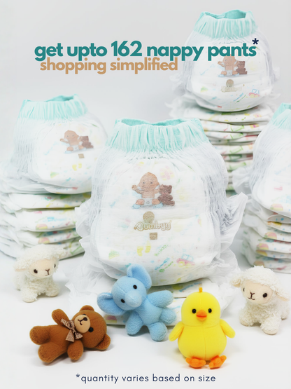 Premium Nappy Pants - Monthly Pack