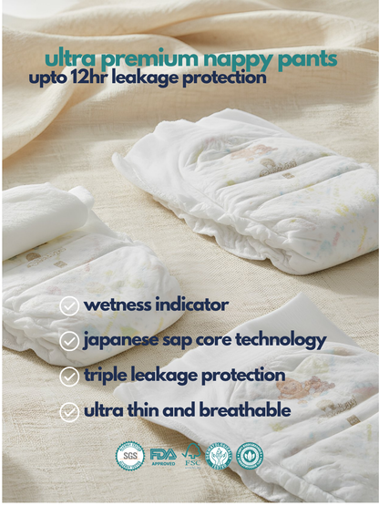 Premium Nappy Pants - Monthly Pack