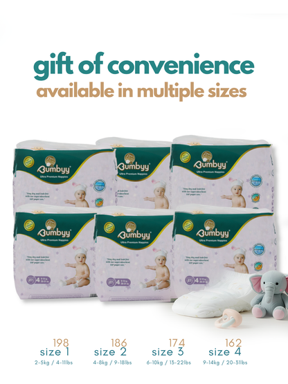 Premium Nappies - Monthly Pack