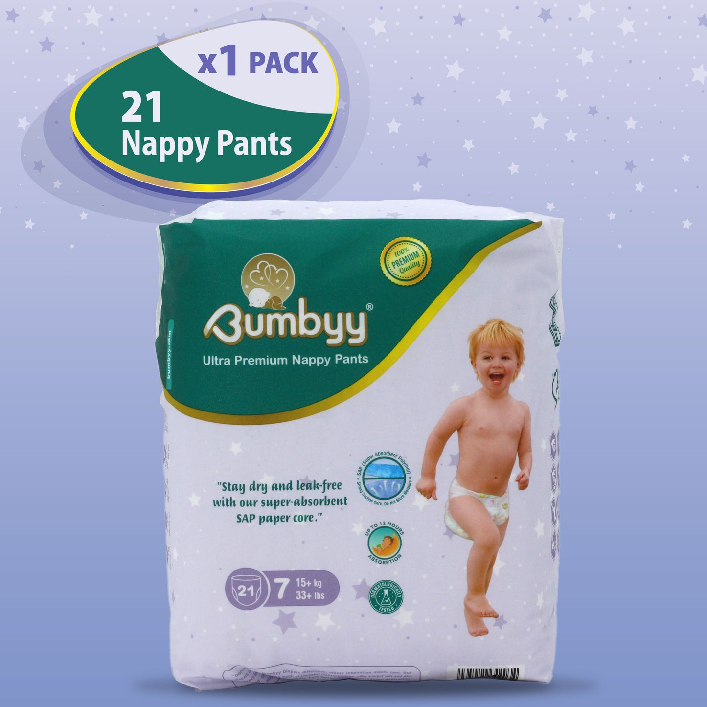 Bumbyy premium Nappy Pants Single Pack