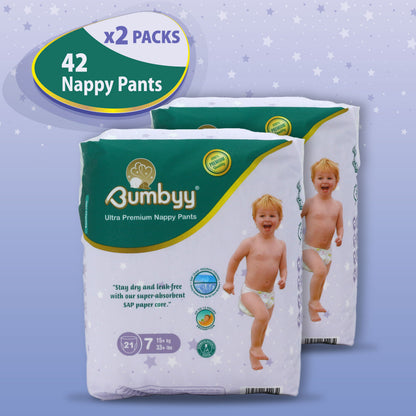 Bumbyy premium Nappy Pants 2 Pack