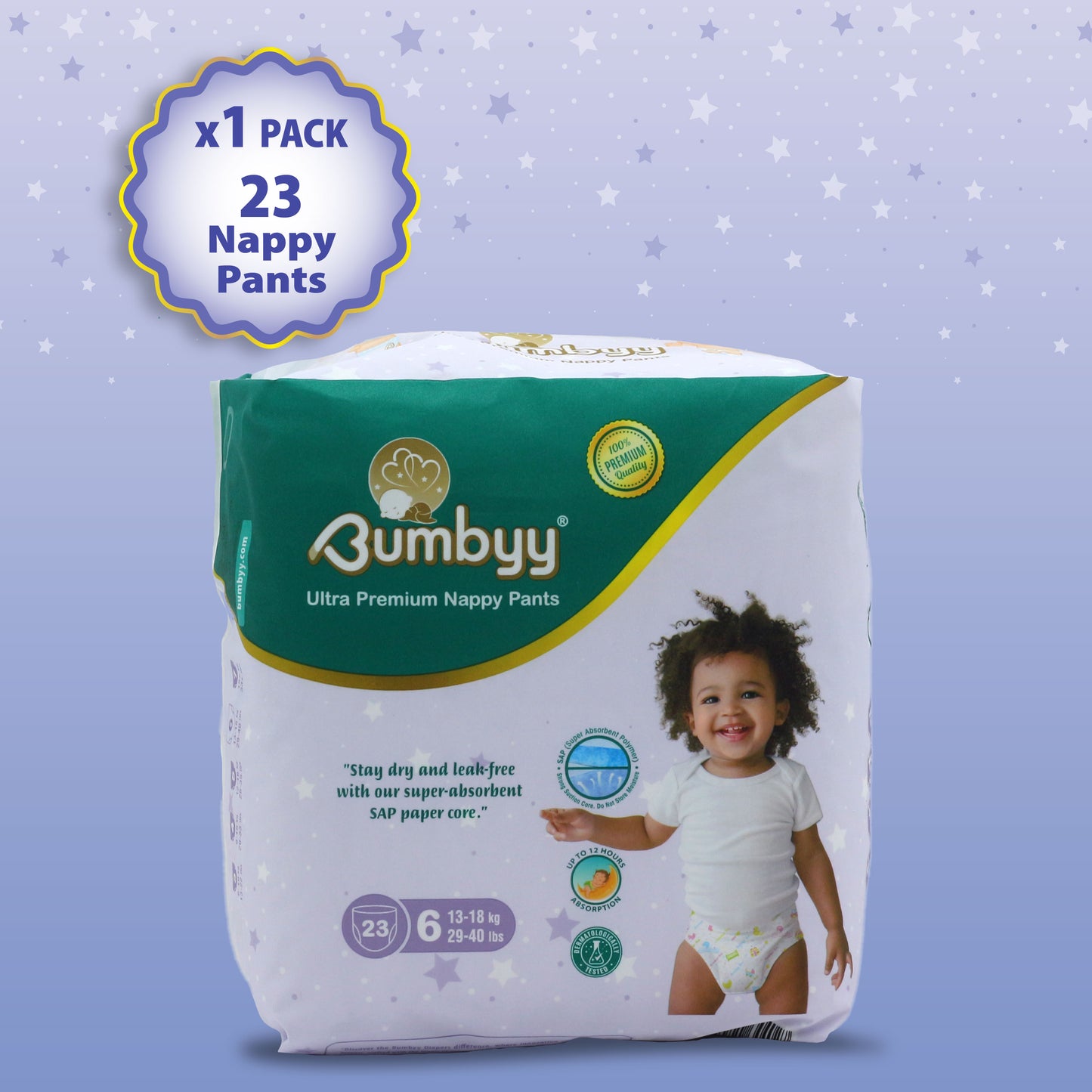 Bumbyy premium Nappy Pants Single Pack