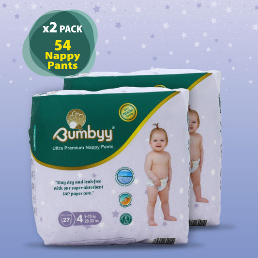 Bumbyy premium Nappy Pants 2 Pack