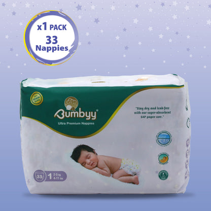 Bumbyy premium Nappies Single Pack